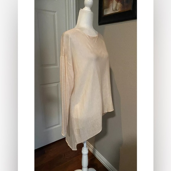 NWT Eileen Fisher Pullover Lightweight Hi-Low Hem Sz M - Picture 6 of 16